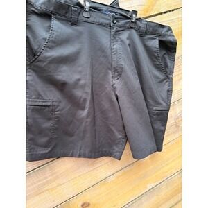 Chaps Golf Mens Black Performance Cargo Shorts Size 44 Stretch Utility Active